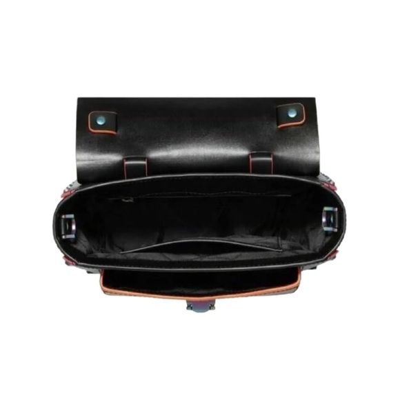 Michael Kors Black Handbag with Iridescent Hardware - Picture 4 of 7